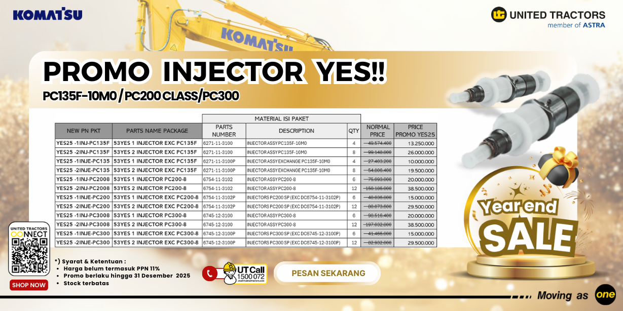 INJECTOR YEAR END SALES